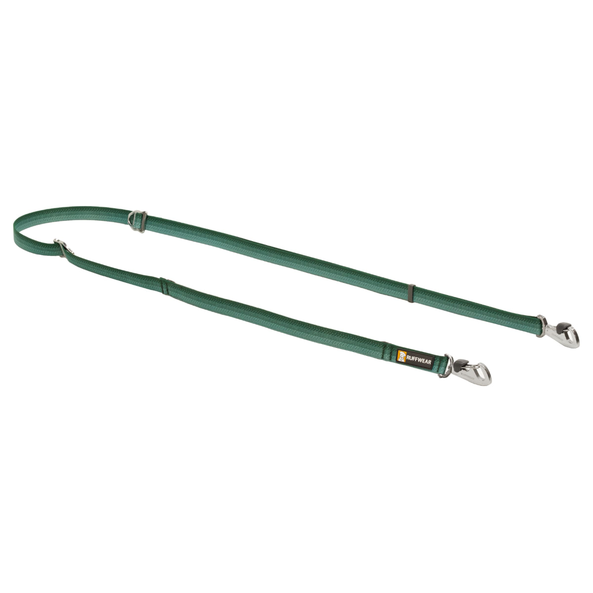 RUFFWEAR Switchbak, lesă bandă multifuncțională cu 2 carabine sport câini, ajustabilă RUFFWEAR Switchbak River Rock Green, lesă bandă multifuncțională cu 2 carabine sport câini, ajustabilă, verde, XS-XL(2.1m x 2cm)